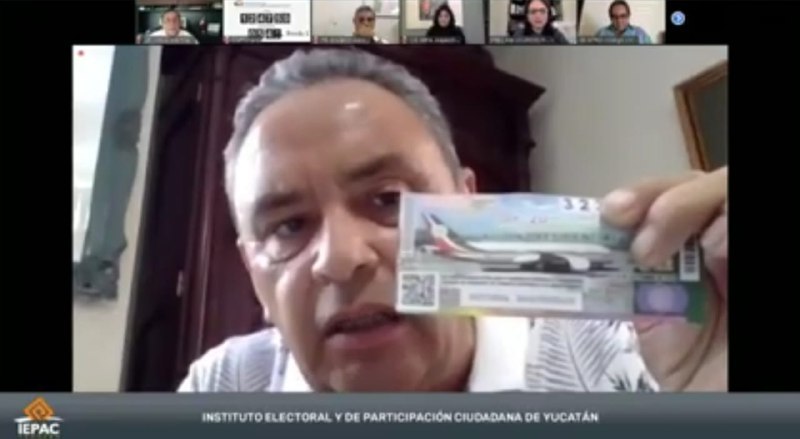 Consejero electoral del PRD le hace la barba a Morena y se pone a vender “cachitos” de la rifa del avión presidencial