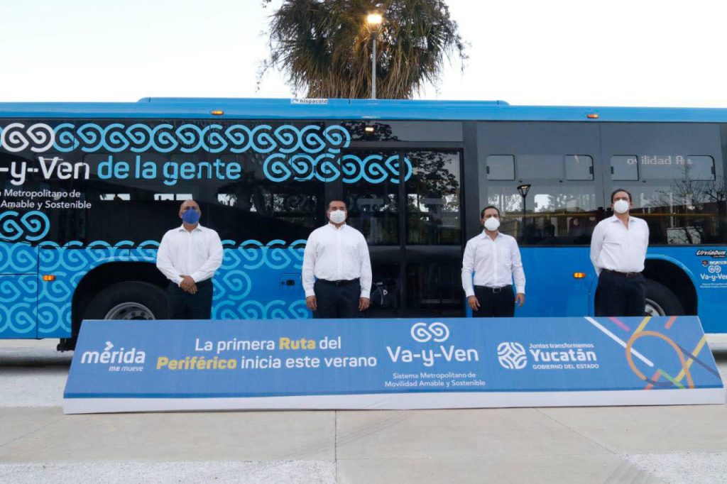 Anuncian primera ruta de camiones para el Periférico de Mérida