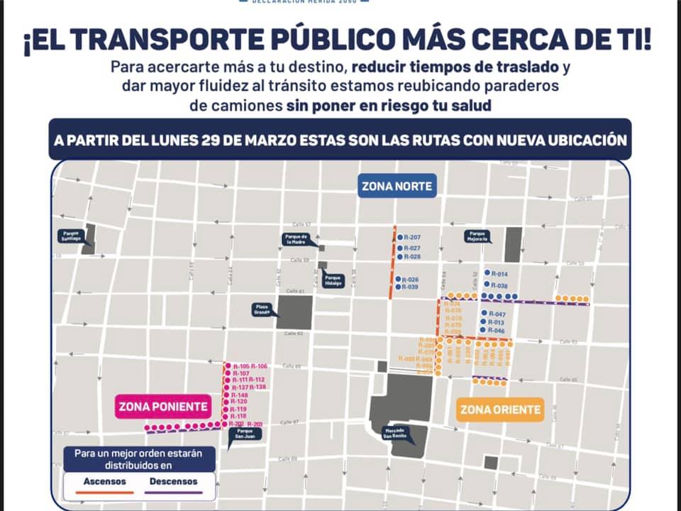 Acercan paraderos de autobuses de varias rutas