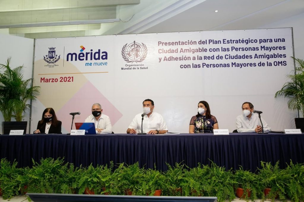 Mérida es pionera como miembro de la Red Mundial de Ciudades Amigables con las Personas Mayores