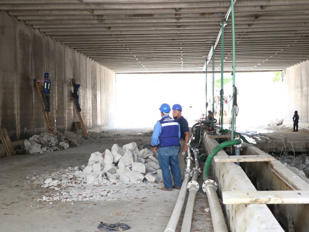 Avanza la primera etapa de los trabajos en el Paso Deprimido