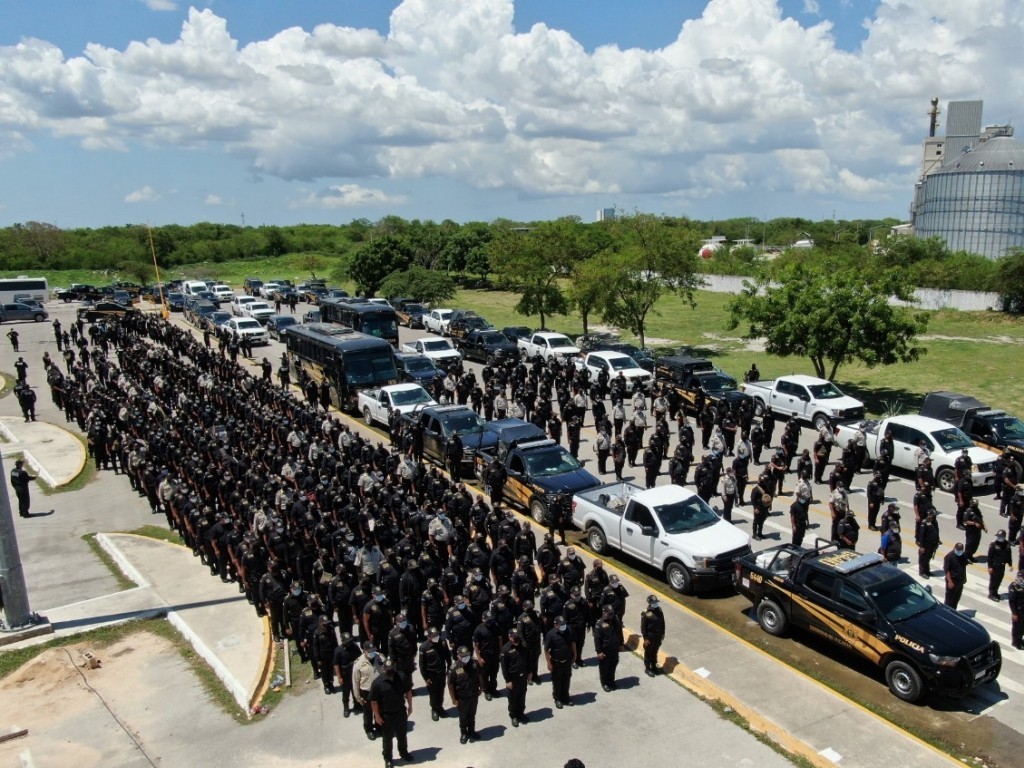 En marcha amplio operativo de seguridad por las elecciones en Yucatán
