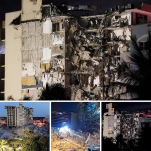 Se derrumba en Miami un edificio residencial mientras las familias dormían