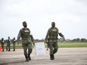 Llegan  39,650 vacunas antiCovid a Yucatán