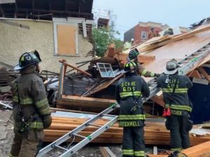 Cae otro edificio en Estados Unidos, ahora en  Washington