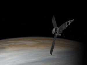 La NASA publica una impresionante animación del vuelo de la nave Juno sobre Ganímedes y Júpiter