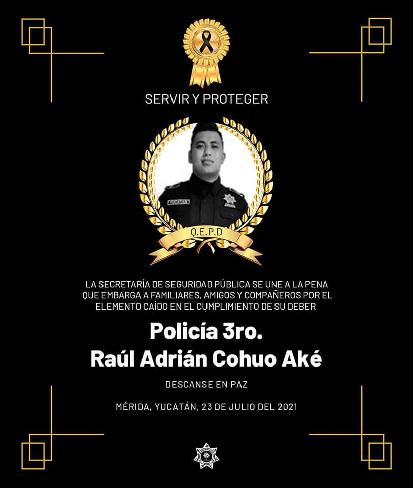 Rápida detención de los asesinos de un joven policía y una mujer en Mérida