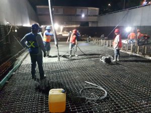 Siguen los trabajos en el paso deprimido