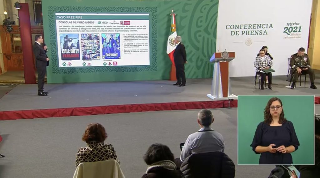 Según AMLO, el crimen organizado recluta menores como halcones a través de videojuegos