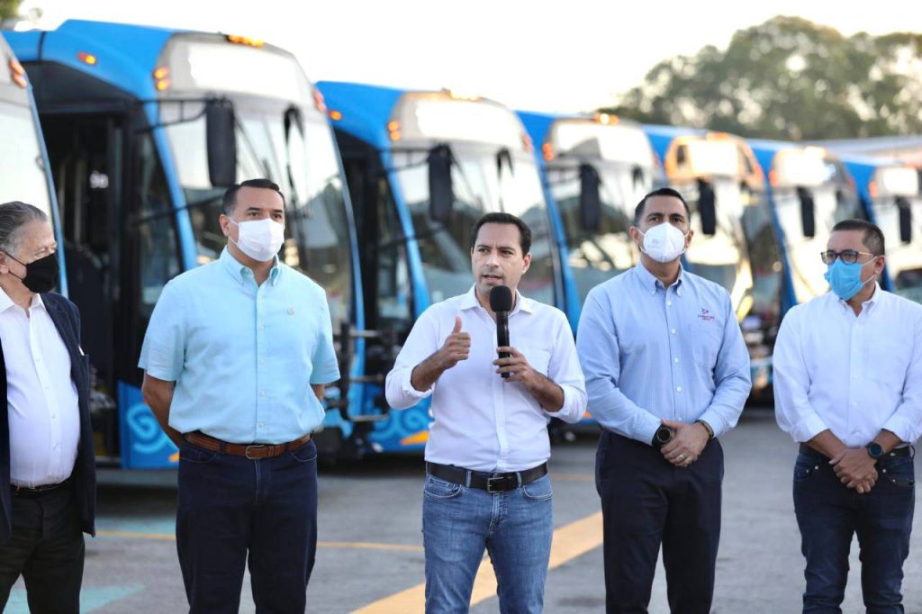 Con la nueva ruta periférico “Va y Ven”, comienza una nueva era para el transporte público de Yucatán, Gobernador Mauricio Vila Dosal