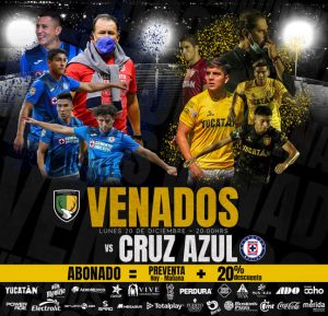 Venados recibirá a Cruz Azul en el Carlos Iturralde Rivero