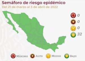 México regresa en su totalidad a semáforo verde por Covid
