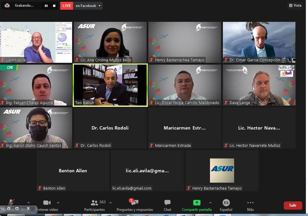 ASUR imparte seminario virtual sobre huracanes