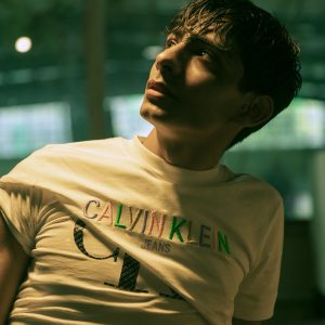 Donovan Carrillo, de patinar a modelar para Calvin Klein
