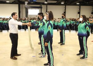 Anuncia el Gobernador Mauricio Vila Dosal inversión de 35 millones de pesos para rehabilitar y remodelar el Centro de Alto Rendimiento Deportivo y el techo del Centro Acuático de la Unidad Deportiva Kukulcán