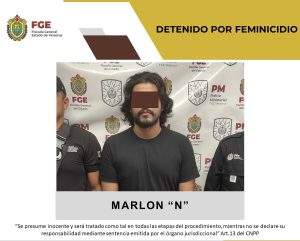 Detenido en Yucatán Marlon feminicida de Montserrat