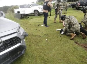 Enfrentamiento entre elementos de la GN y la Marina contra grupo armado deja 10 muertos en Texcaltitlán
