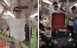 Grupo Firme sorprende a fans y canta en el metro de New York
