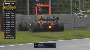 Checo Pérez sufre choque y abandona la qualy del GP de Canadá