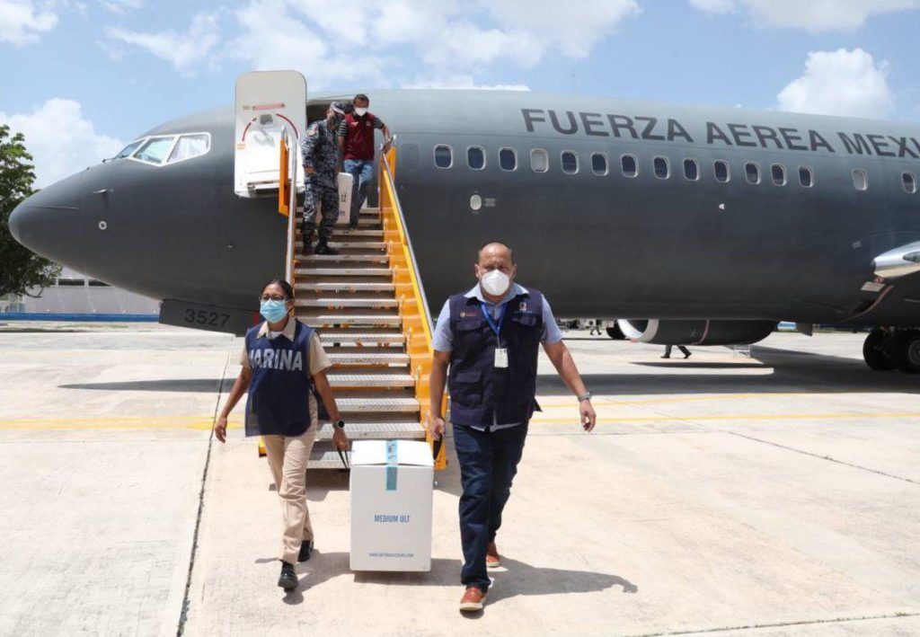 Arriba a Yucatán un nuevo lote con 36,000 dosis pediátricas de vacuna contra el Coronavirus para continuar la aplicación en menores de 5 a 11 años￼