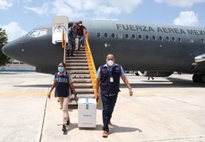 Arriba a Yucatán un nuevo lote con 36,000 dosis pediátricas de vacuna contra el Coronavirus para continuar la aplicación en menores de 5 a 11 años￼