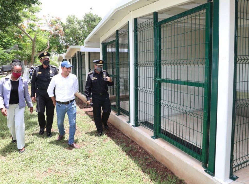 Yucatán fortalece su seguridad con nuevos equipos e instalaciones para la Unidad Canina K-9 de la SSP￼