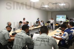 Simulacro de gabinete fortalece la seguridad en el Aeropuerto de Mérida