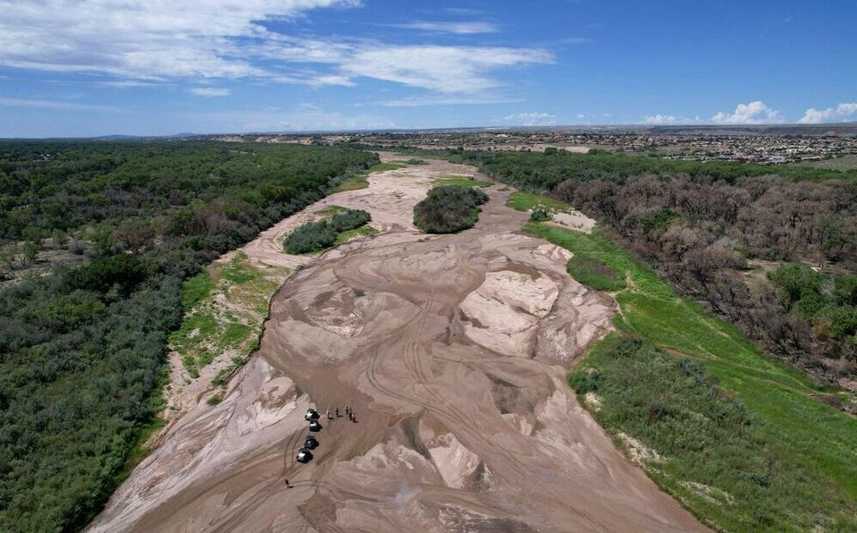 El Río Bravo se está secando
