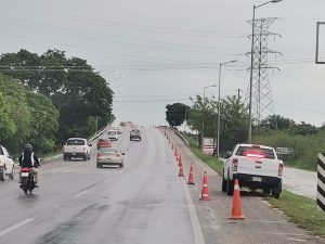 El Gobierno del Estado continúa con los trabajos de mantenimiento de los puentes del Periférico de Mérida