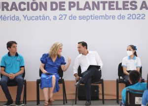El Gobernador Mauricio Vila Dosal inauguró los Planteles Azteca en Mérida   