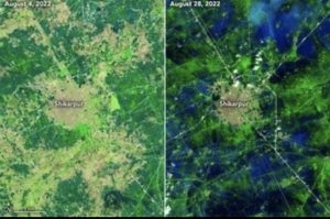 Imágenes de la NASA muestran que Pakistán está devastado por las inundaciones    ￼