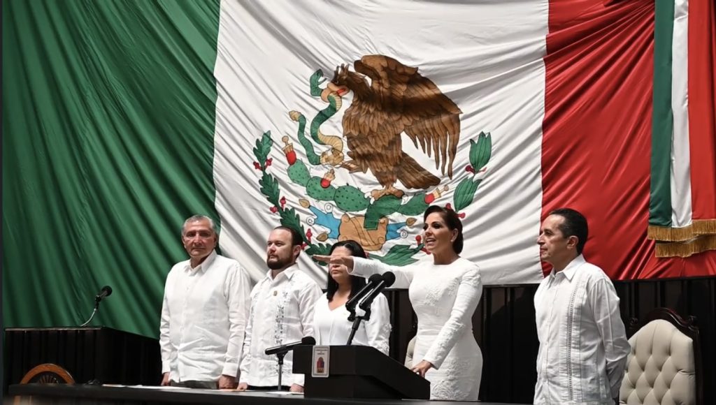 Mara Lezama toma protesta como la primer mujer gobernadora de Quintana Roo