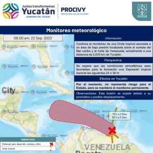 Se mantiene en vigilancia una onda tropical