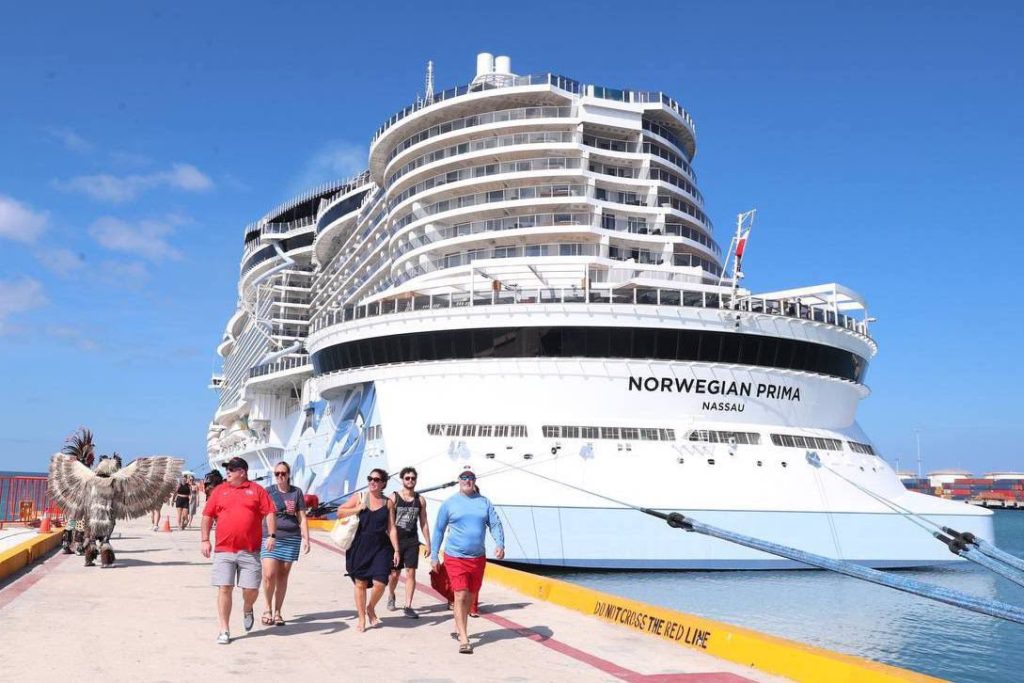 Arriba a Yucatán el majestuoso crucero Norwegian Prima