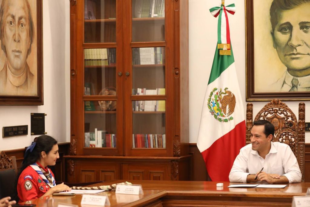 La joven scout Adriana Marilú Gamboa Méndez se desempeñará como Gobernadora de Yucatán por un día
