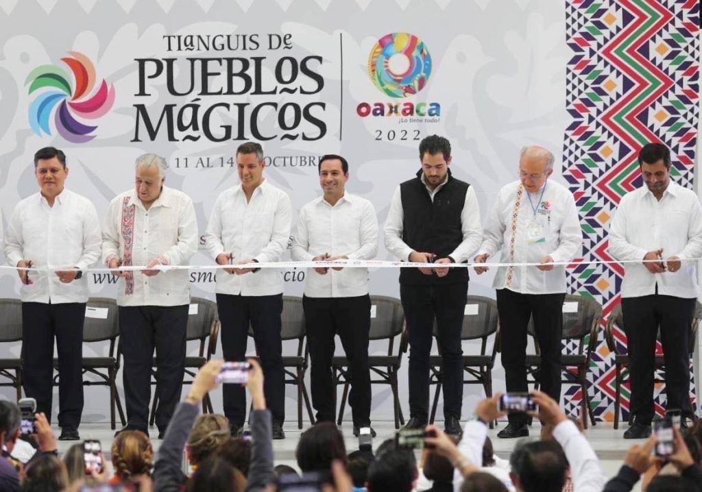 Inaugura Vila Dosal el Tianguis de Pueblos Mágicos 2022, con los colores y atractivos de Izamal, Valladolid, Maní y Sisal