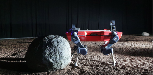 Usarían perros robots para explorar la Luna  