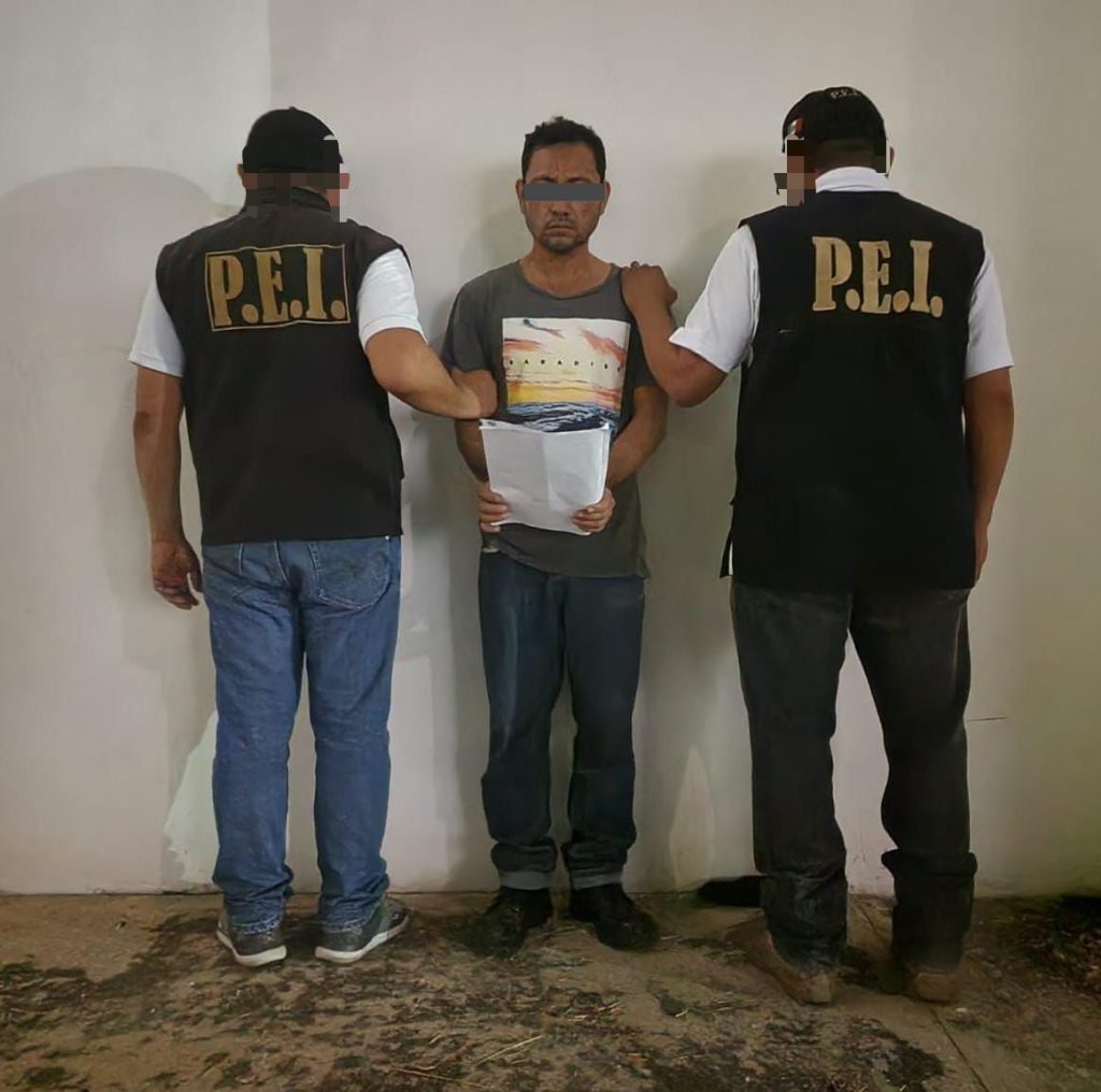  Localizan y capturan a un sujeto acusado de causar  graves lesiones contra la madre de sus cuatro hijas 