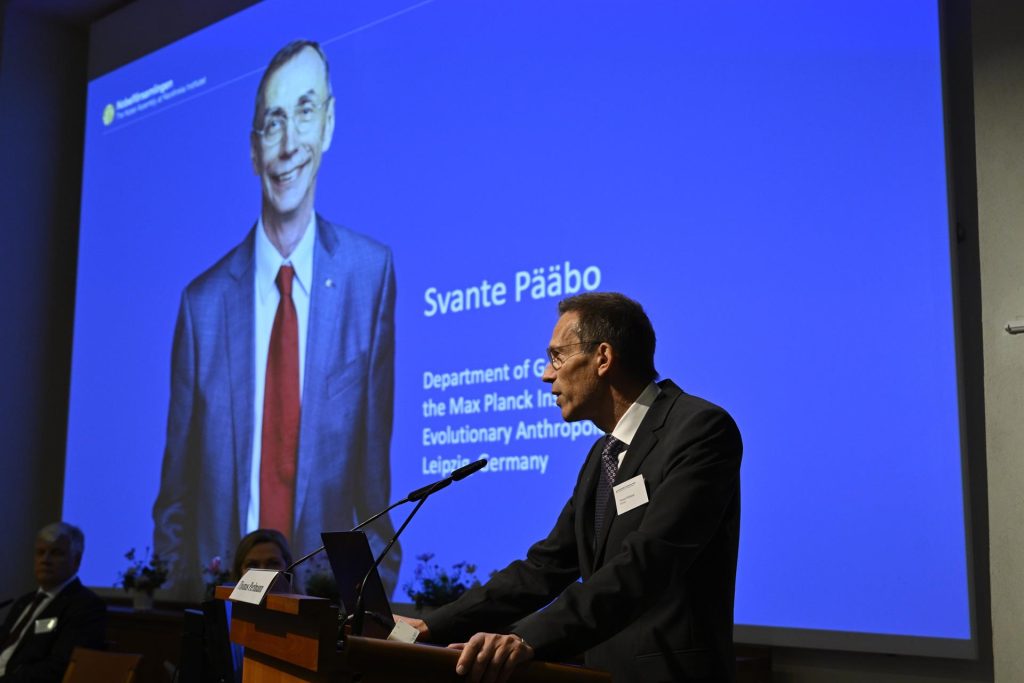 Le otorgan el Premio Nobel de Medicina a los descubrimientos del genoma en especies extintas  