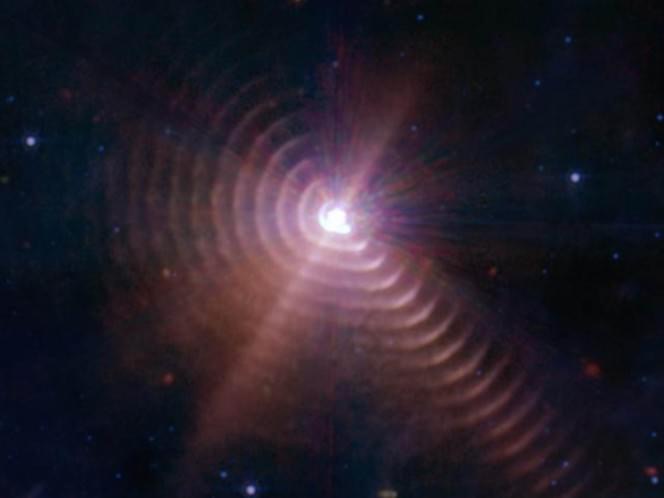 El telescopio espacial “James Webb” capta polvo generado por el choque de vientos entre dos estrellas