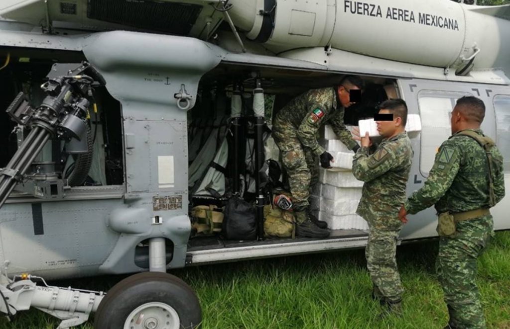 El Ejército asegura en Chiapas una aeronave con  340 kilos de polvo parecido a cocaína  