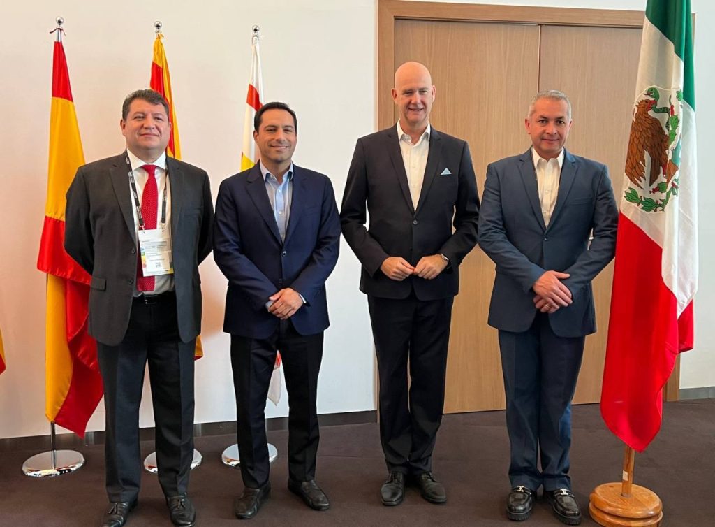 La seguridad en Yucatán la construimos entre todos: Vila Dosal en el Smart City Expo World Congress de Barcelona 2022