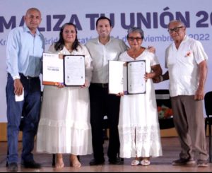 Más de 500 parejas yucatecas formalizan su unión, con el Gobernador Mauricio Vila Dosal como testigo de honor