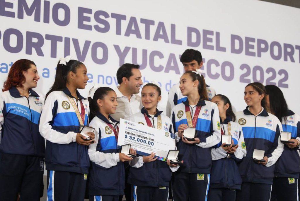 Reconoce Vila Dosal a los deportistas yucatecos más destacados con el Premio Estatal del Deporte y el Mérito Deportivo Yucateco 2022