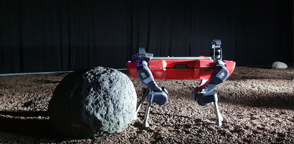 Podrían explorar la Luna con perros robots