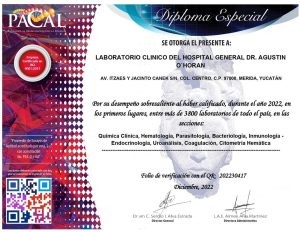 Laboratorio del Hospital “Dr. Agustín O’Horán” recibe Premio a la Excelencia del Programa de Aseguramiento de la Calidad
