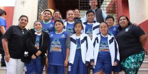 la Liga de la Inclusión de Basquetbol juega en el Polifuncional
