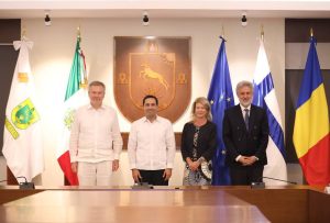 Yucatán, la Unión Europea, Finlandia y Rumania establecen lazos de cooperación