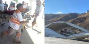Se desploma domo de unidad deportiva en Chiapas; reportan 11 heridos