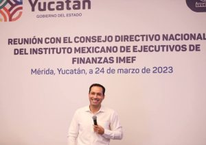 Expuso Mauricio Vila las ventajas competitivas de Yucatán ante miembros del Consejo Directivo Nacional del IMEF